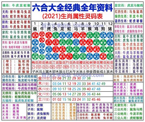 六合彩十二生肖表|2024年【六合彩生肖号码】属性知识对照表